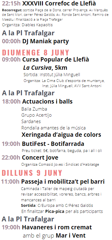 Programa Festes Sant Antoni 2025
