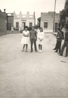 1962. Lope de vega. Dolors Montserrat, Gines Jordan, Pepita Esteban. Fons: Marta y Pepita Esteban Coca.