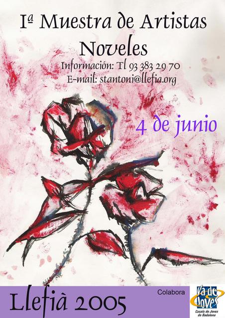 2005 Cartel artistas noveles