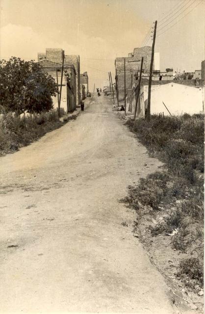 Anys 50. Carrer de Sant Antoni