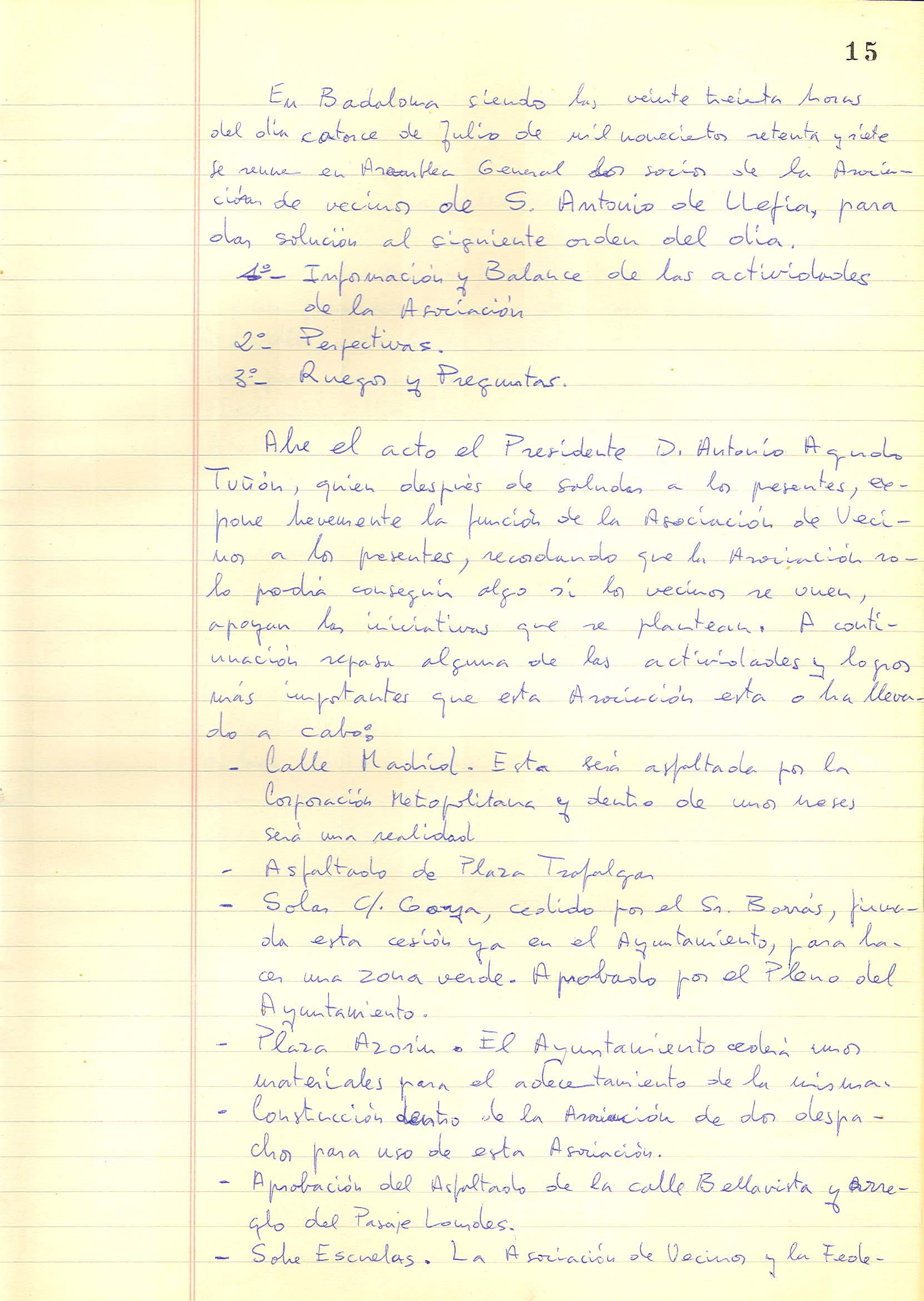 Pàg. 29,  14 jul 1977