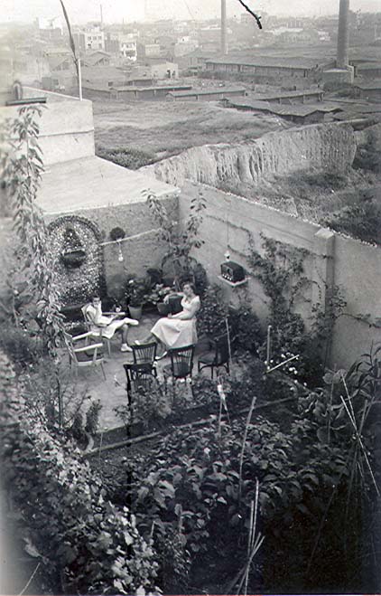 1950. Carrer Europa. Fons: Rosa Mª Pallarés