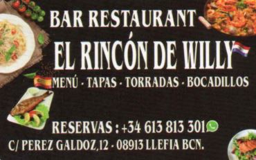 Bar Restaurant Rincón de Willy